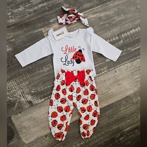 Little Ladybug Infant Outfit size 9-12 months